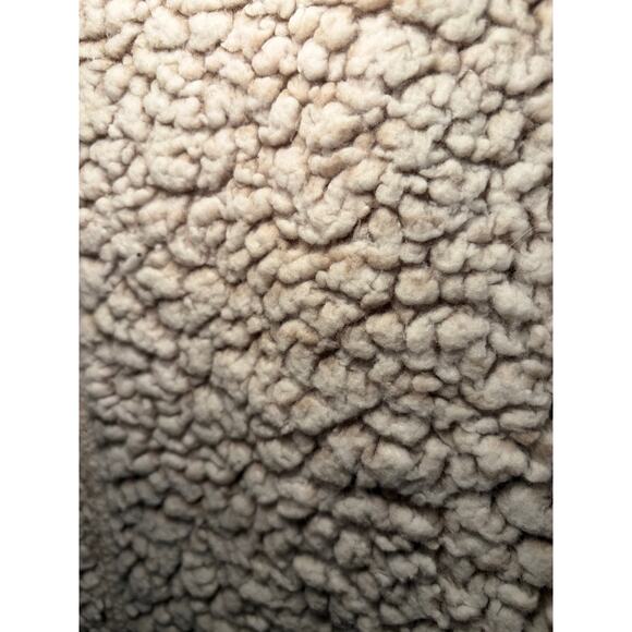 Nordstrom Thread & Supply Women Small Sherpa Vest Shearling Style Cream Brown - Picture 9 of 10